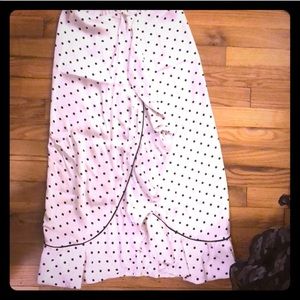 Ganni polka dot ruffle skirt size 38